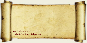 Sara Mošorinac vizit kartica